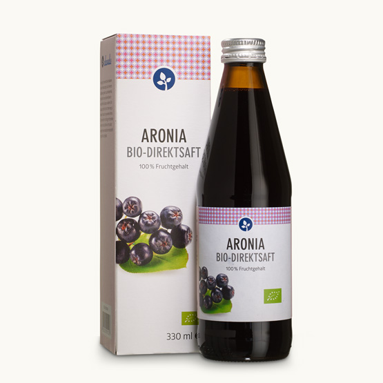 Bio Aronia Saft Bio Direktsaft aus frischen Aronia Beeren